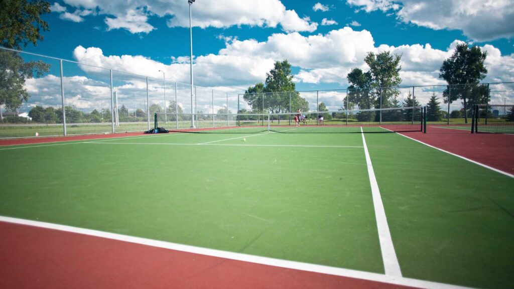 outdoor sports court standard