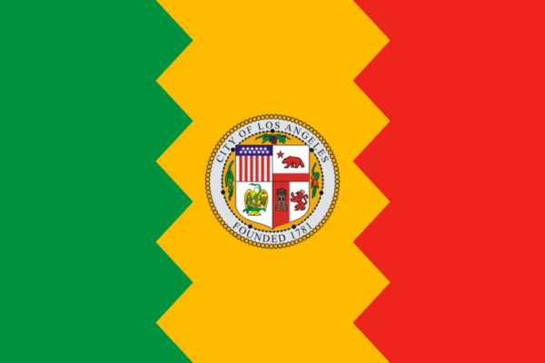 city of los angeles flag