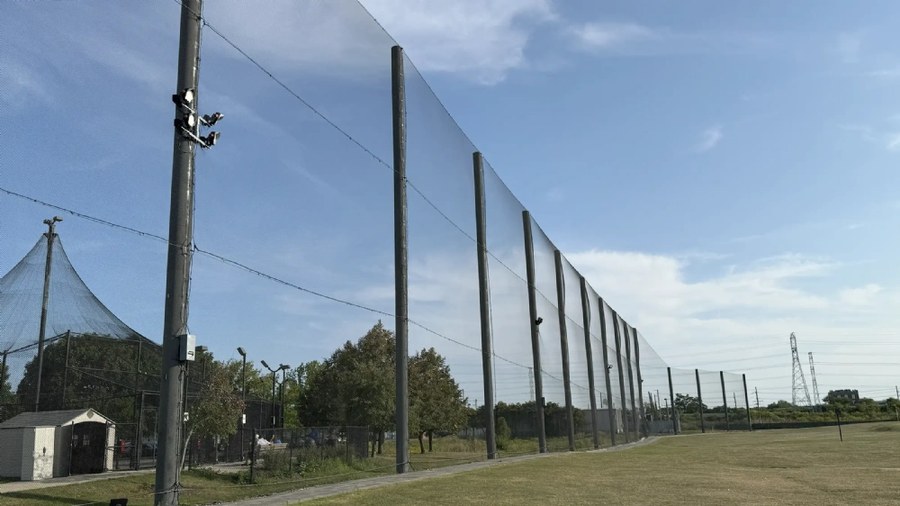 Driving range lighting that tracks the ball out to 250 yards: Skokie