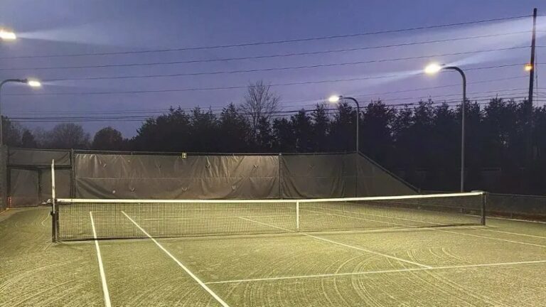 One-for-one court lighting replacement: Marietta Country Club