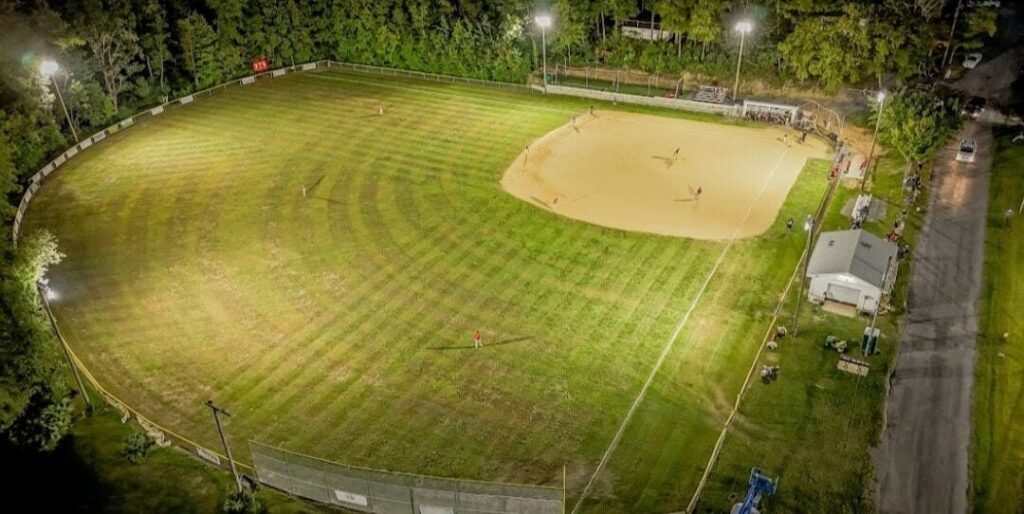 Two Little League fields lit for tournament play: Emerald Playground Association