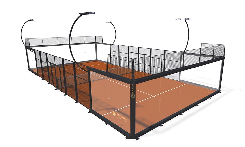 Panoramic 125 padel court