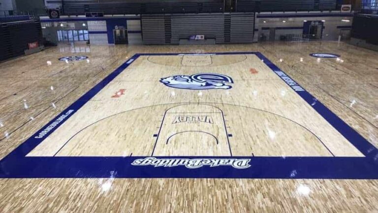 University arena floor replacement: Drake University Knapp Center