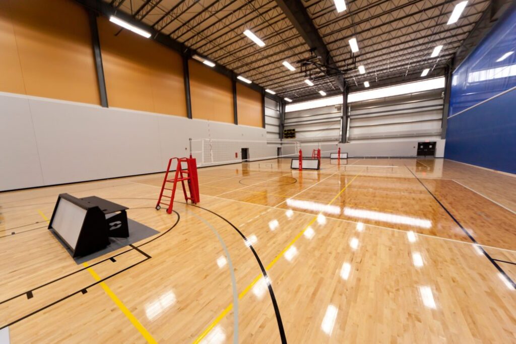 Hardwood courts at Saville Community Sports Centre
