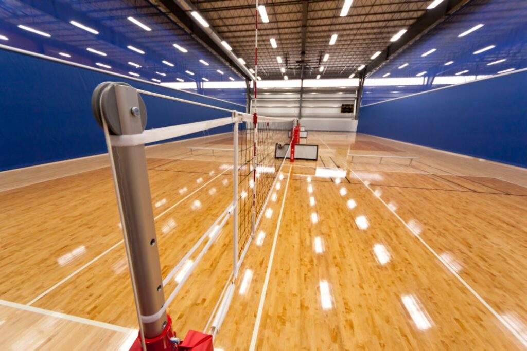 Hardwood courts at Saville Community Sports Centre