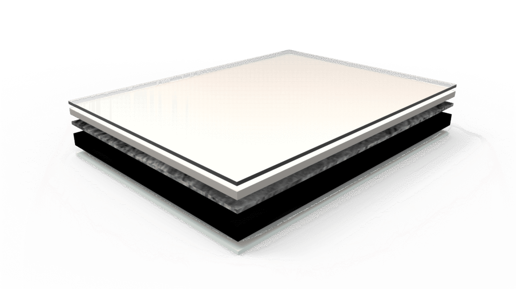 Layer cutaway of a Robbins Pulastic floor