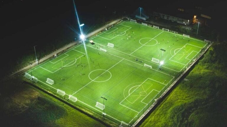 Two new turf fields in under five weeks: Chase Fieldhouse