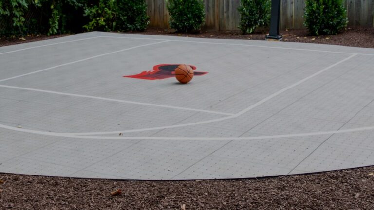 A backyard basketball court in a 12-hour window: Instant Dream Home