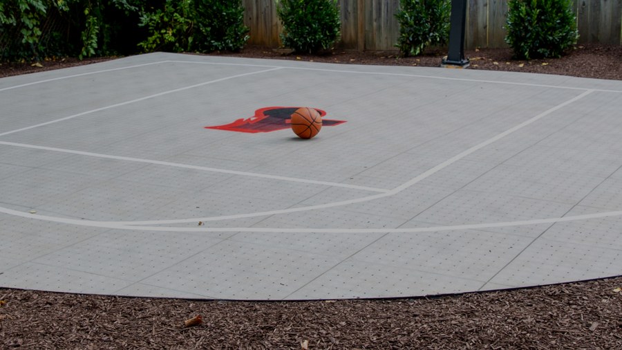 A backyard basketball court in a 12-hour window: Instant Dream Home