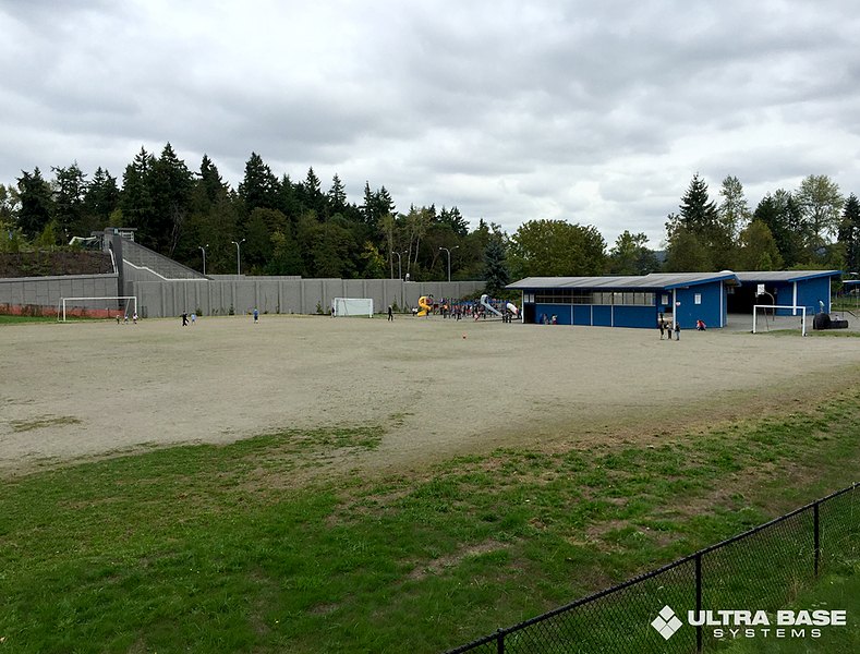 A school turf field built for 150 rainy days a year: Lakeview Elementary